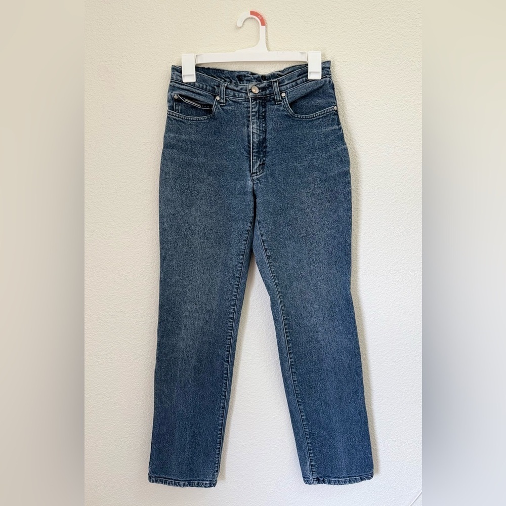 Valentino Vintage Designer High Rise Blue Denim Jeans Women’s Size 4
